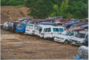 How ATFs Process End-of-Life Vehicles (ELVs). 