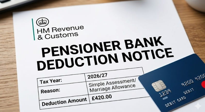 HMRC Pensioner Bank Deduction £420