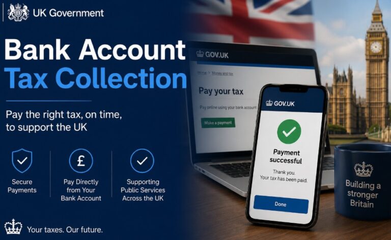 UK Government Bank Account Tax Collection
