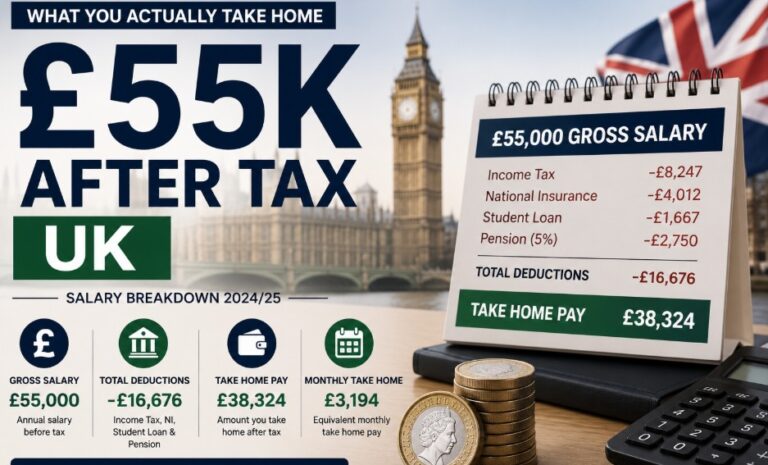 55k After Tax UK