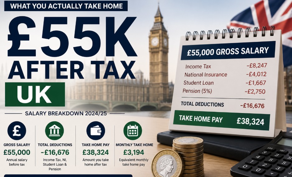 55k After Tax UK