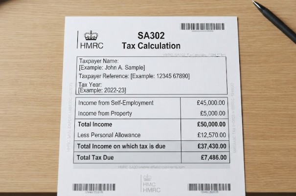 What is SA302 form