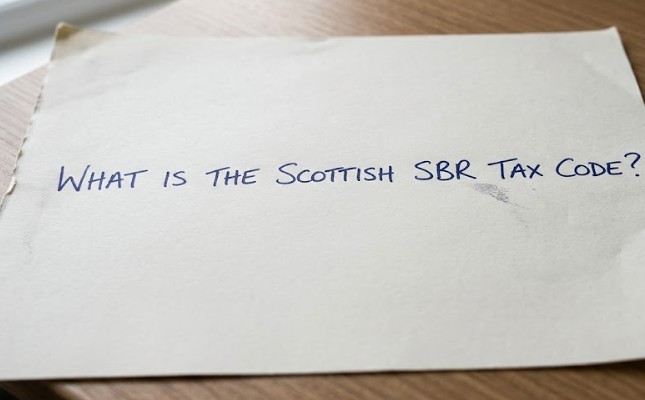 What is the Scottish SBR Tax Code