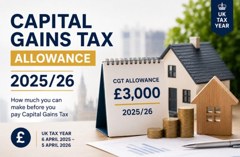 Capital Gains Tax Allowance 2025/26