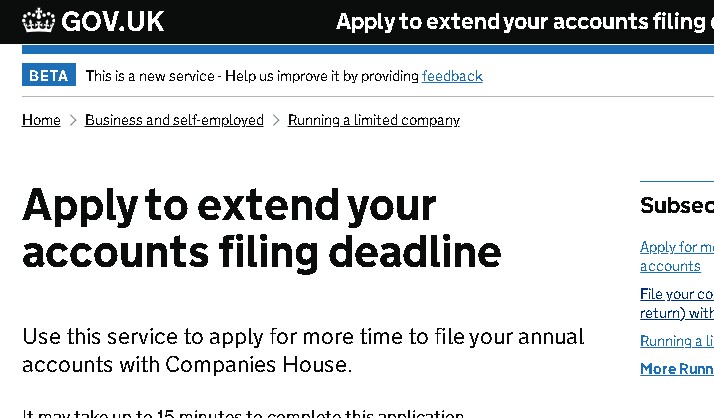 How to File a Companies House Extension
