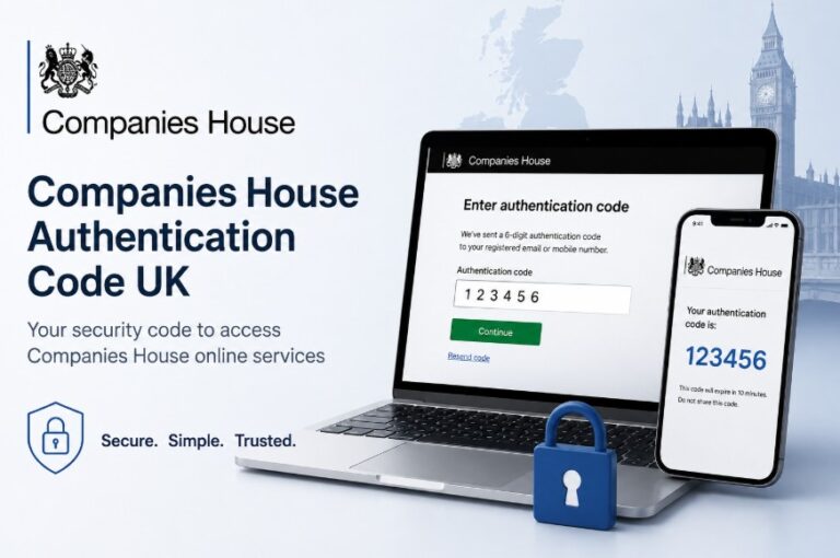 Companies House authentication code